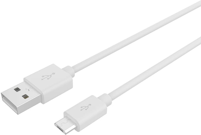Micro-USB Kabel, 1 meter, Wit - Celly | Procompact