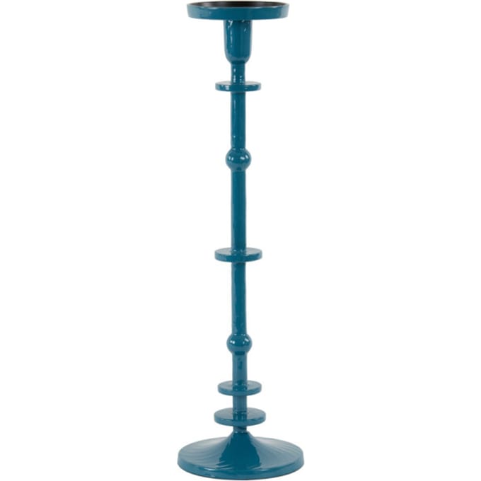 Light & Living Kandelaar Yaira - Blauw - 14.5x14.5x52cm - Modern