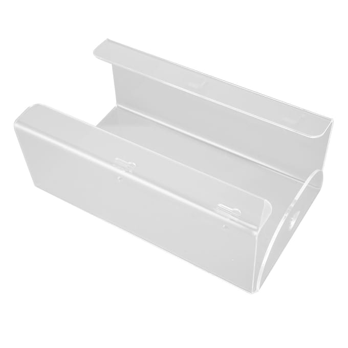 Handschoenenkastje Houder Dispenser Wandmontage Tissuehouder Transparant met Zelfklevende Expansieschroef voor Thuis white