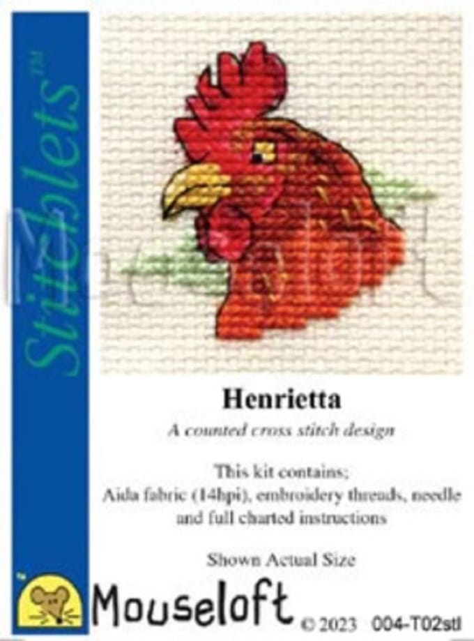 Mini Borduurpakketje - Henrietta Hen