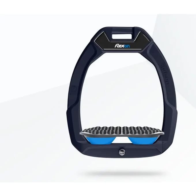 Veiligheidsstijgbeugels voor endurance rijden Marine/Grijs/Blauw Flex-On Safe-On