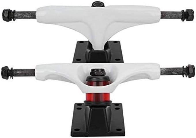 Skateboard Houder - Deck Muurbeugel - Skateboard Opbergen - Aluminium Magnesiumlegering - 4-8 inch - Wit