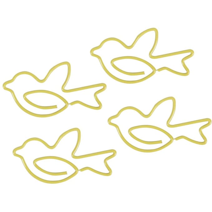 12 Stuks Clip Duifvormig Multifunctioneel Verdikt Duivenpapierklem 3x2cm Kantoor Thuisgebruik beige