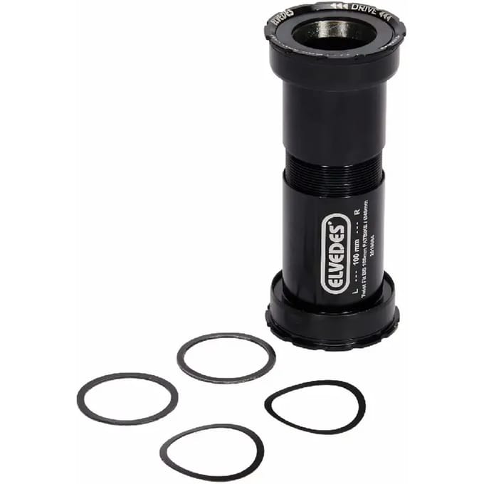 Elvedes Bottom Bracket T-fit Bb385 Shimano Zwart