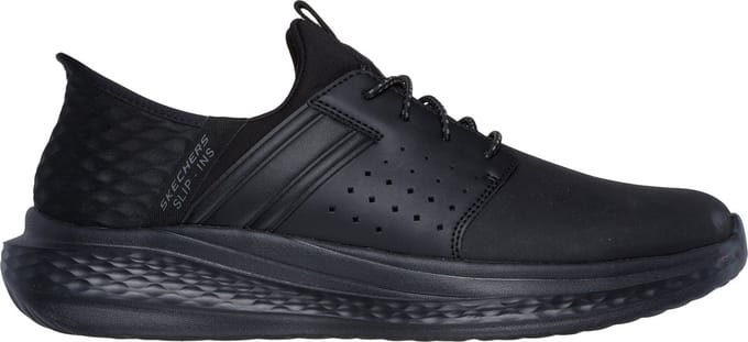 Skechers Slade - Zachary Heren Instappers - Zwart - Maat 44