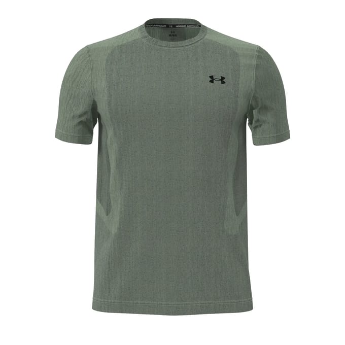Under armour vanish seamless ss in de kleur groen.