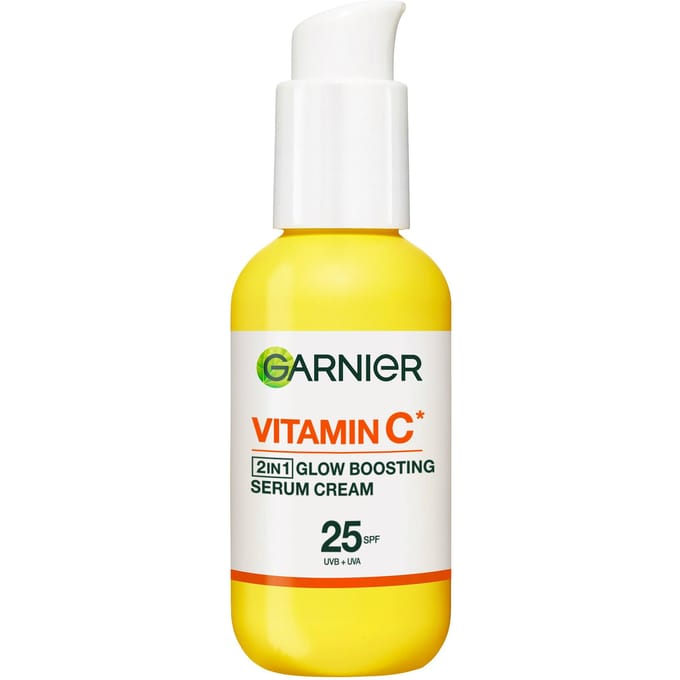 Garnier Skin Active Vitamin C Brightening & Glow Boosting Serum-Cream - 50ml