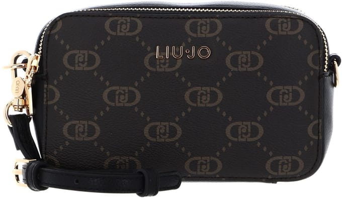 LIU JO schoudertas Ridhi ECS Camera Case Nero donkerbruin