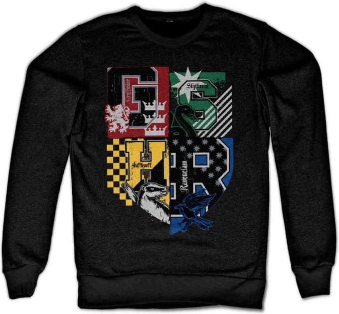 Harry Potter Sweater/trui -M- Dorm Crest Zwart