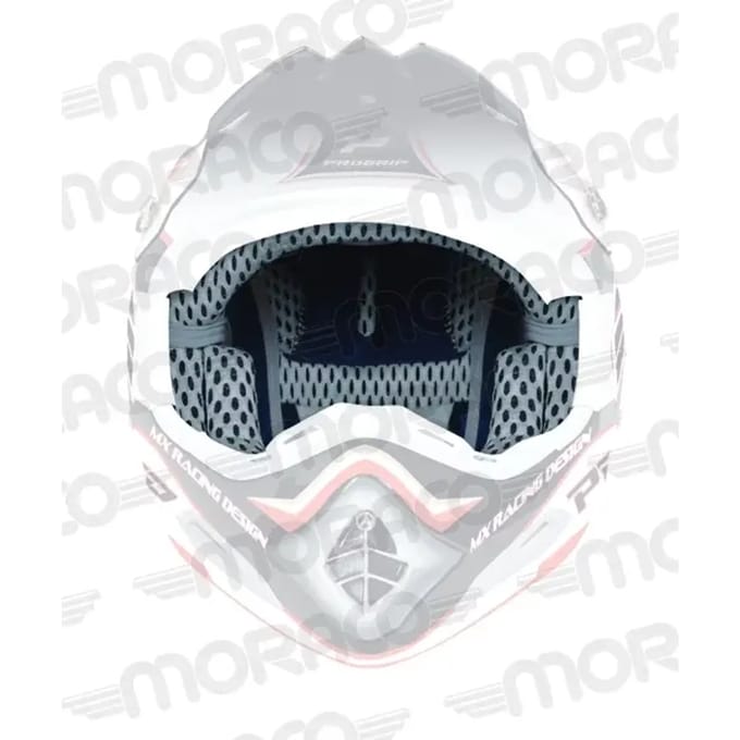 Foam motorhelm interieur en wangen Progrip 3074
