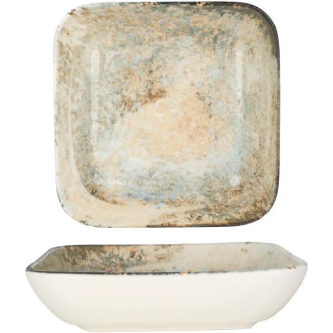Rinart Serveerschaal - Obvara - Porselein - 20 cm - set van 2