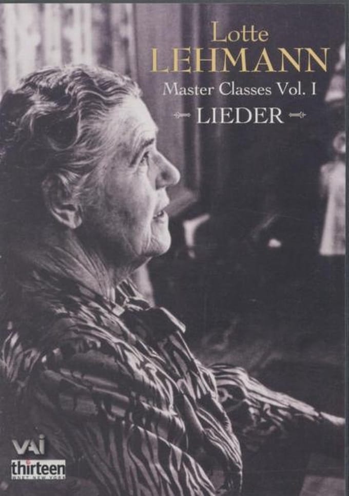 Allen/Chronis/Bolton/Cruz - Lotte Lehmann Master Clas