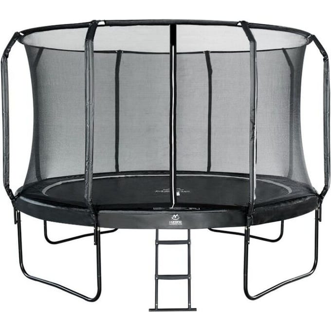 Intergard Trampoline met veiligheidsnet en trap carbon fiber 250cm