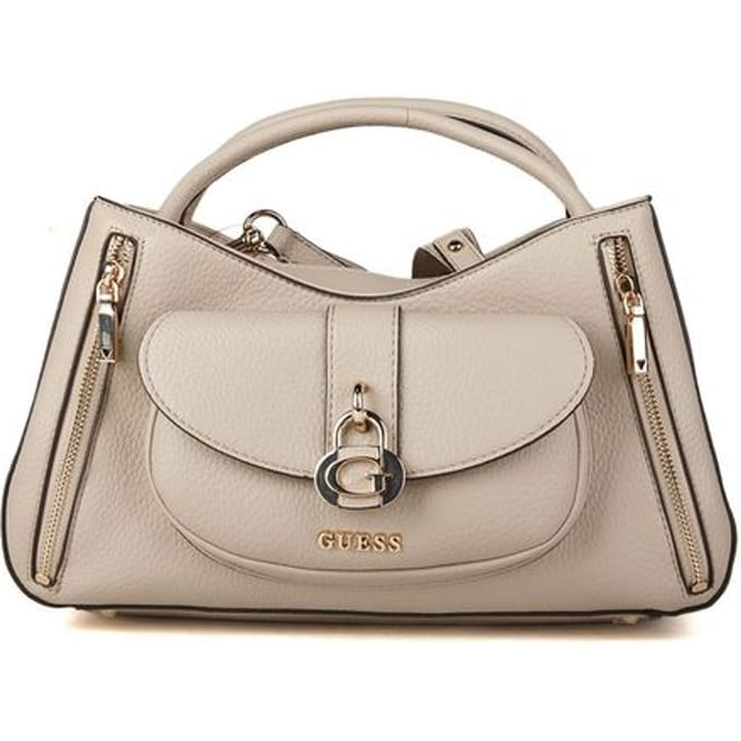 GUESS handtas schoudertas Jessa Girlfriend Bag Taupe beige