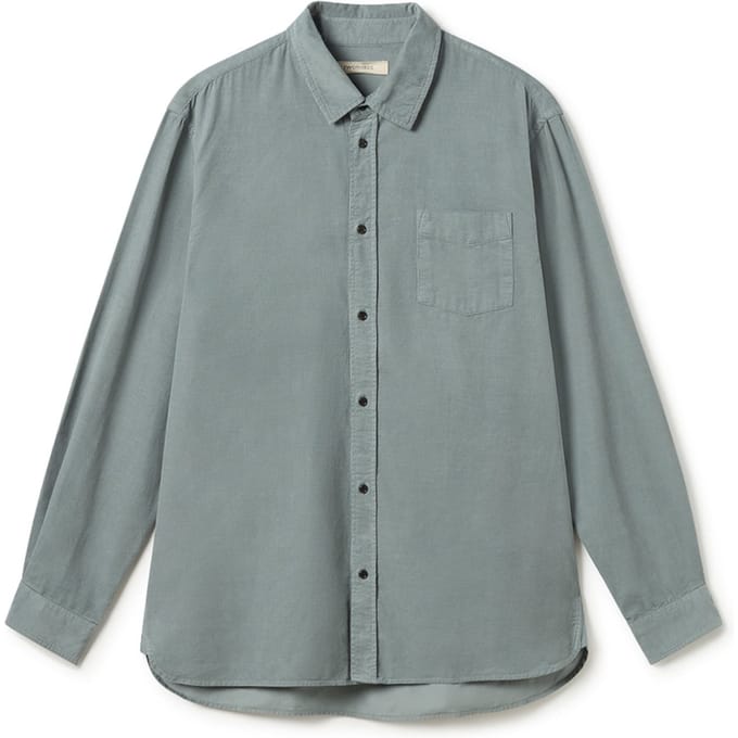 TWOTHIRDS Cook Shirt Misty Blue Größe: S | Casual hemden Outlet | Herren | Blau