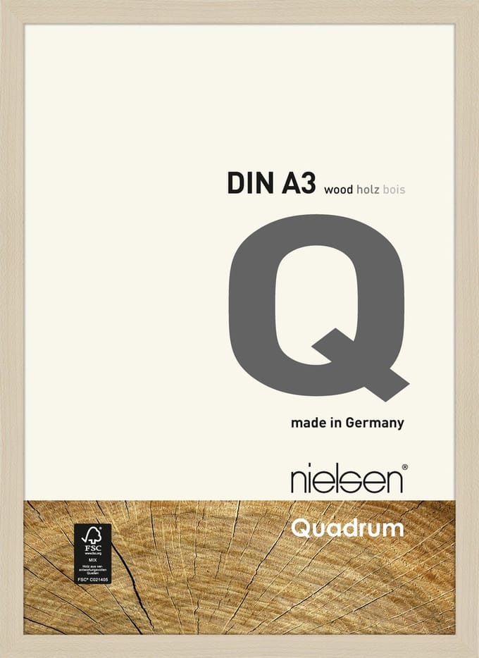 Nielsen Quadrum Houten Wissellijst Maple 29,7x42cm (A3)