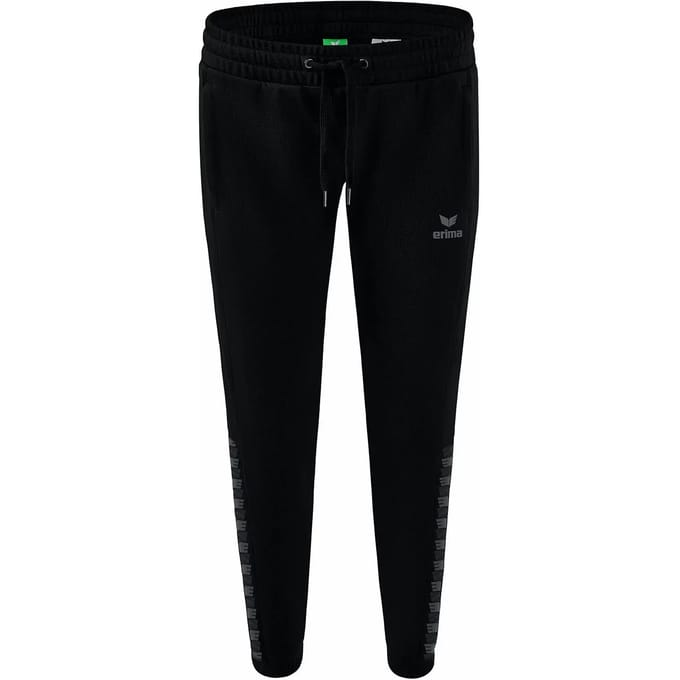 Erima Essential Team Sweatbroek Dames - Slate Grey / Zwart | Maat: 38