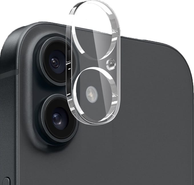 Multimedia & Accessoires Camera Lens Tempered Glass Protector geschikt voor Apple iPhone 16 en Apple iPhone 16 Plus – Transparant – Screenprotector – Displayfolie – Gehard Glas – Glas