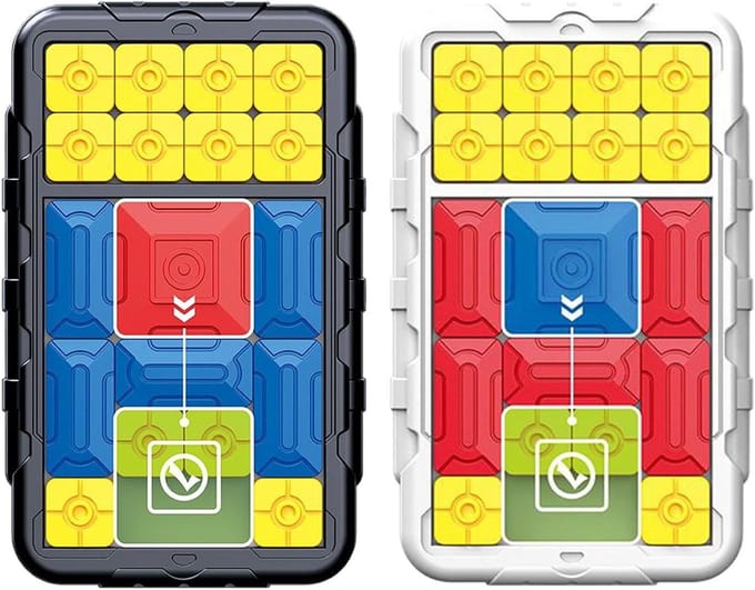Schuifpuzzel - Blokspel - Hersenkraker - 500 Niveaus - 196 x 121 cm - Wit