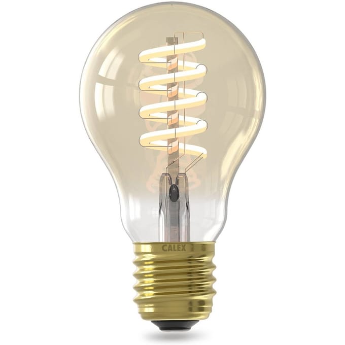 Calex Smart Filament LED Lamp - E27 - Warm Wit Licht - Goud - Slimme Verlichting - A60 - 7W