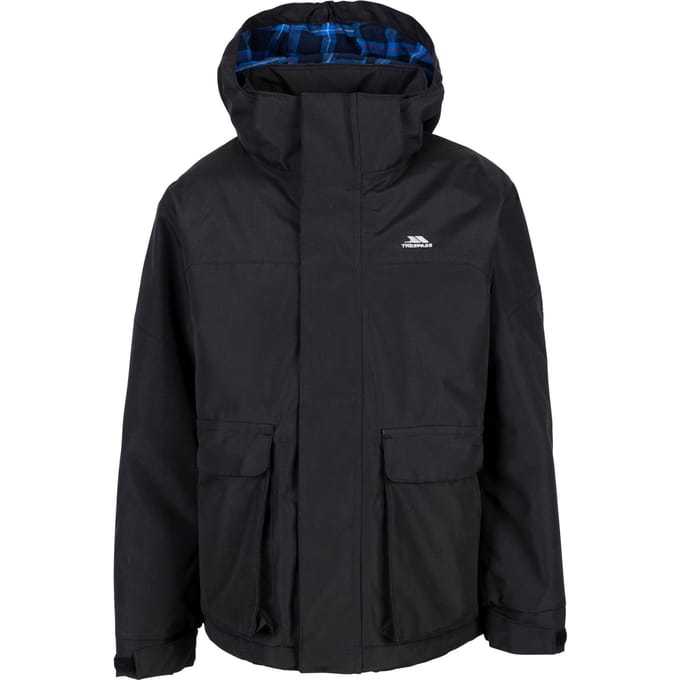 Trespass Jongens Lost TP50 Waterdichte Jas (Zwart)