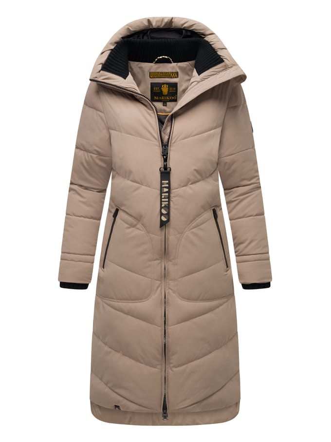 Marikoo Benikoo dames winterjas – lang, warm & stijlvol