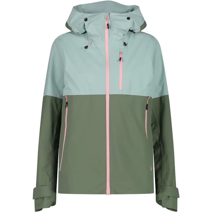 Vrouwen waterdichte jas met vaste capuchon CMP
