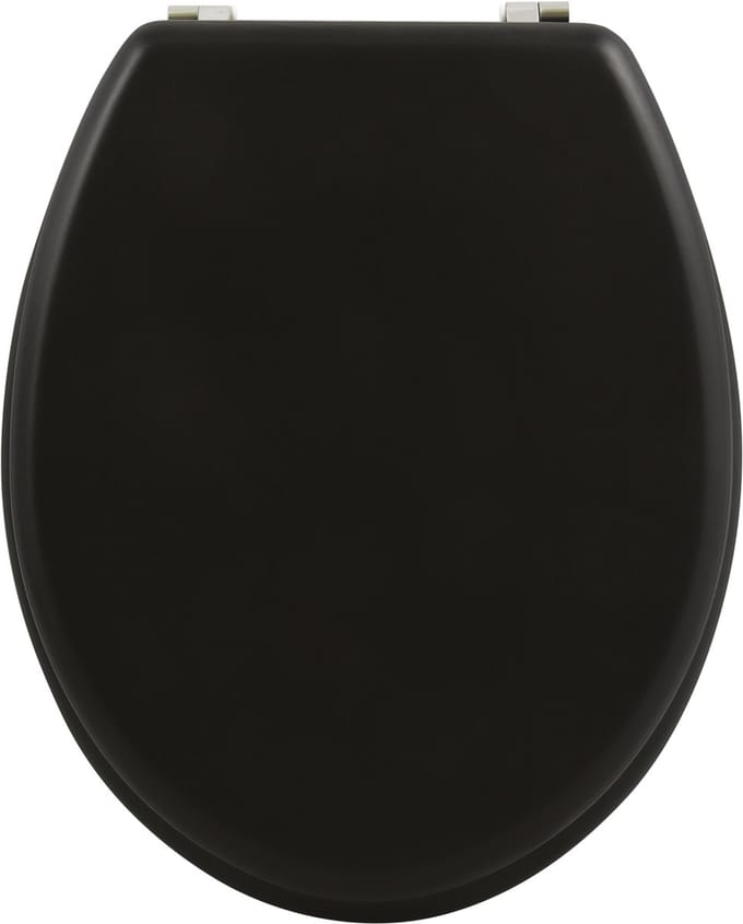 MSV WC Bril - CLEO - Toiletbril - MDF - Zwart