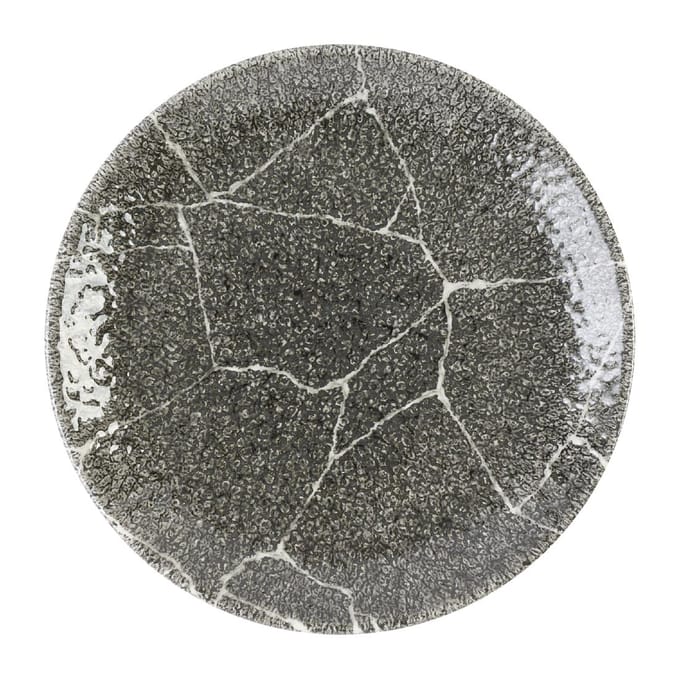 Churchill Kintsugi Accents Quartz Black Evolve Coupe Bord 16.5cm (12 stuks)