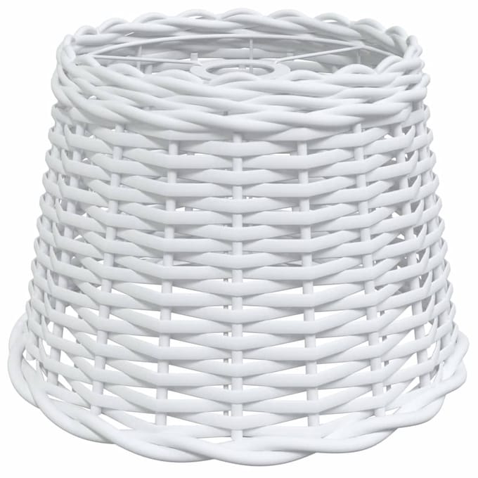 vidaXL - Lampenkap - Ø30x20 - cm - wicker - wit