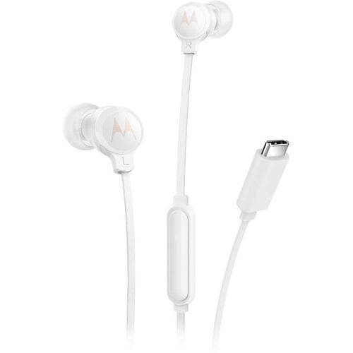 Motorola Earbuds 3C-S Usb-C In-Ear Hoofdtelefoon Voor Smartphones Wit