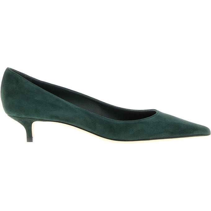 Jimmy Choo Bicolor Leren Middenhak Pumps
