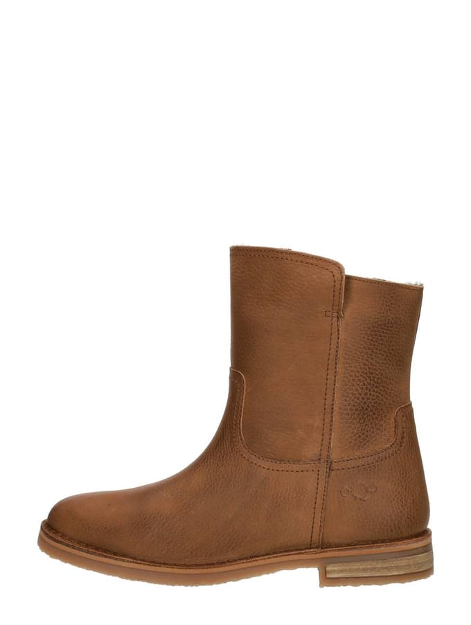 Aqa Enkellaarsjes cognac Leer 182324 - Dames - Maat 36
