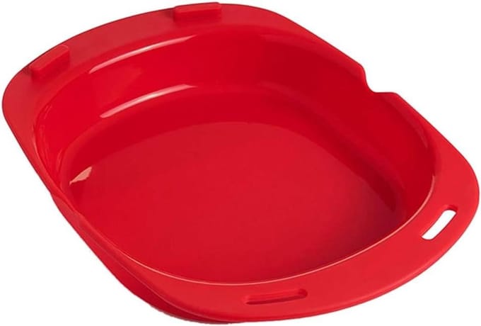 Omeletmaker Magnetron - Eierkoker Rol - Snel Ontbijt - Antiaanbaklaag Ontwerp - 24 cm - Transparant