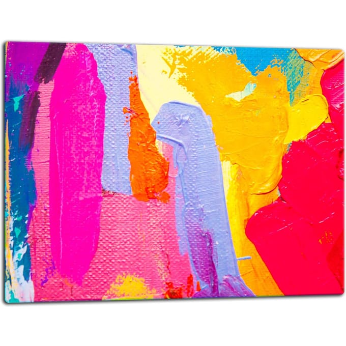 TMK ArtDeko Serie - Snijplank - Glas - 52x40cm - Kleurig