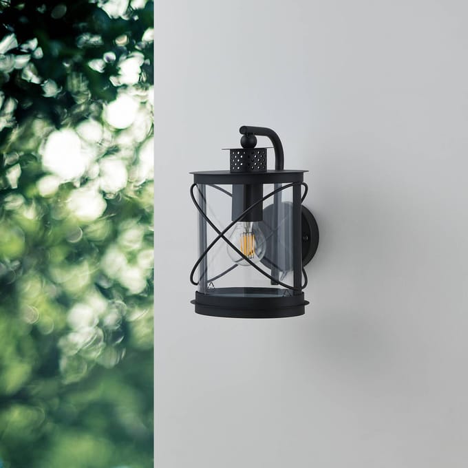 EGLO Hilburn Wandlamp Buiten - E27 - 28 cm - Zwart