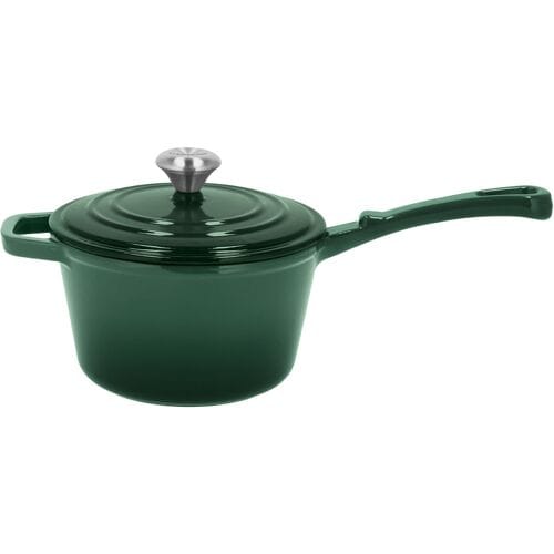 SILVERCREST Gietijzeren steelpan, Ø18 cm (groen)