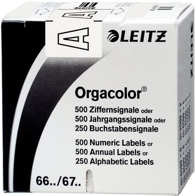 LEITZ letterruiter Orgacolor ´M´, op rol, rose