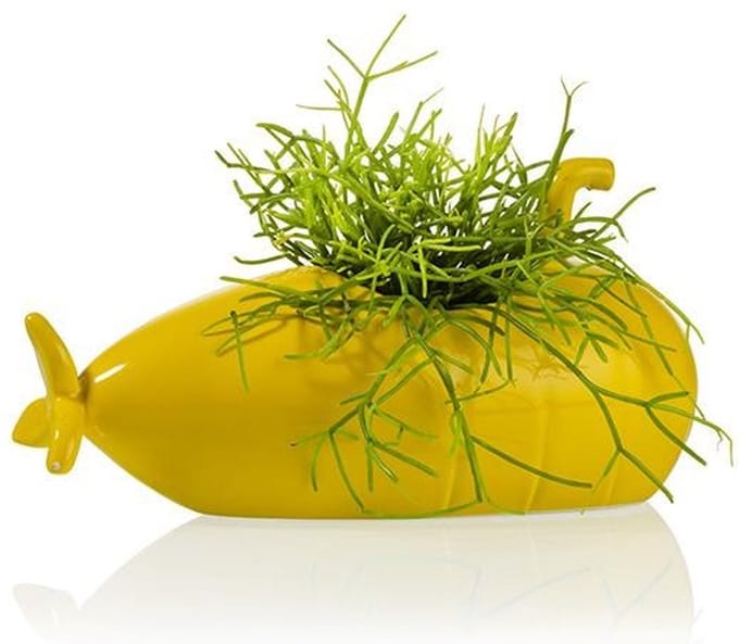 Yellow submarine bloempot - Bitten Design