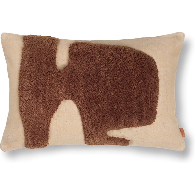 Ferm Living Lay Kussen rechthoekig - sand/sugar kelp