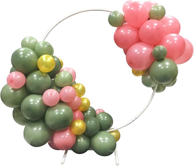 Ballon Pub - Cirkelboog 1 meter wit