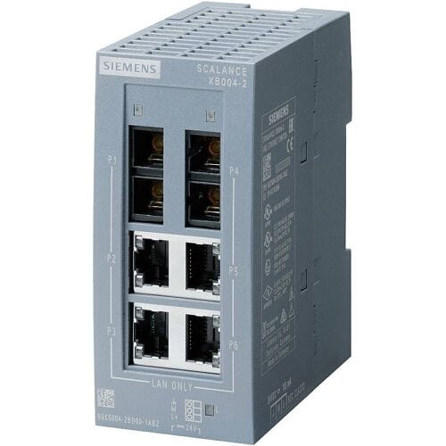 Siemens 6GK50042BD001AB2 6GK5004-2BD00-1AB2 Industrial Ethernet Switch 10 / 100 MBit/s