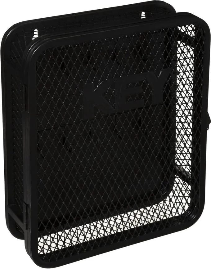 Atmosphera Sleutelkastje - metaal - zwart - 32 cm - tot 10 sleutels - industrieel