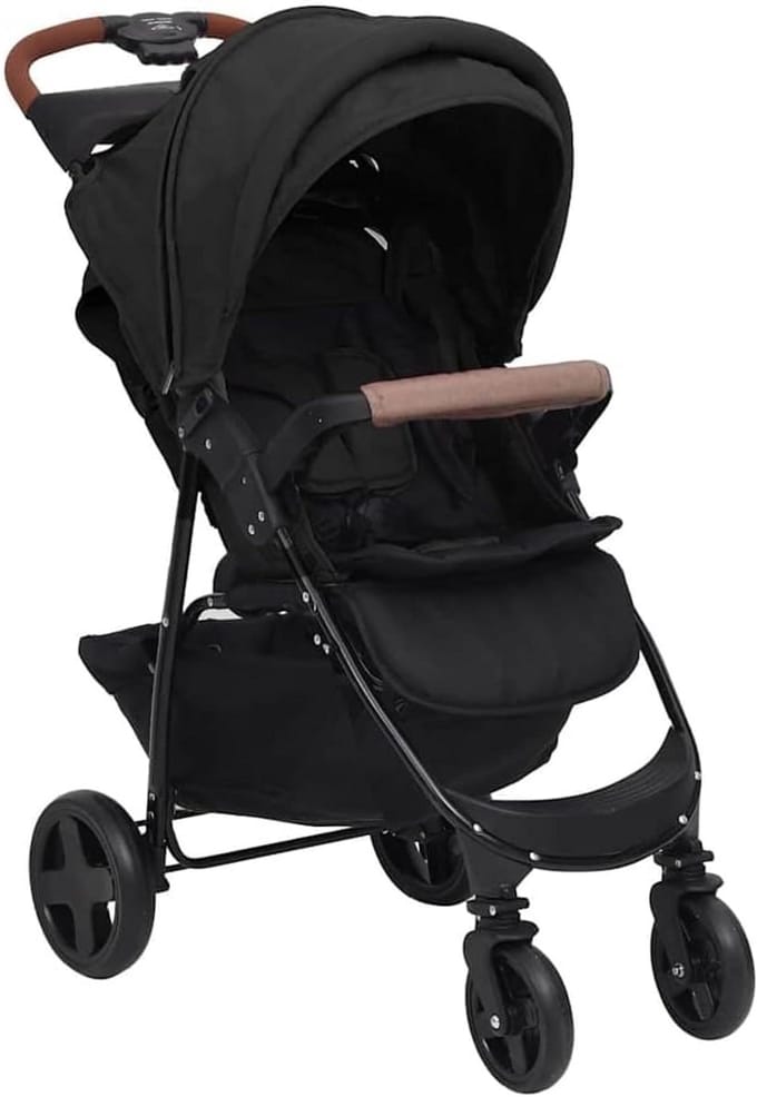 2-in-1 Kinderwagen voor Tweeling - Inklapbaar Stalen Frame