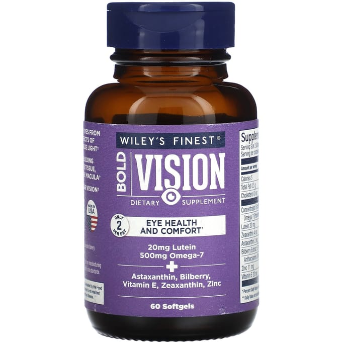 Wiley'S Finest, Bold Vision, 60 Zachte Capsules