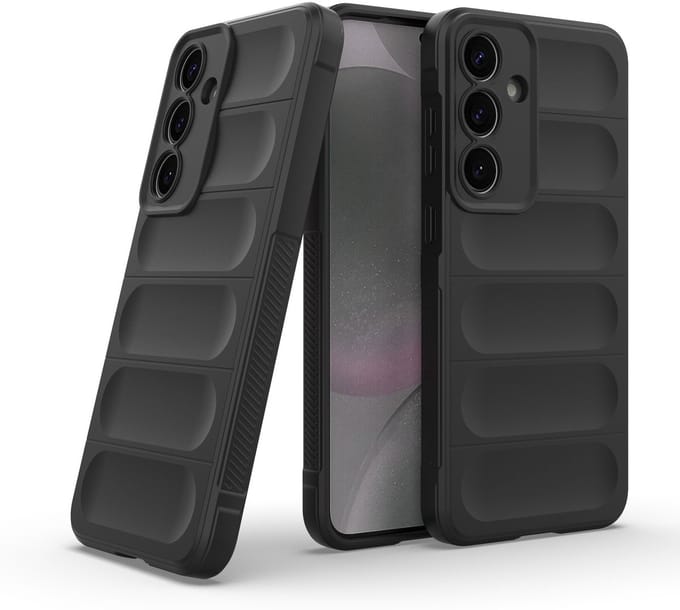 Solidenz AeroGrip geschikt voor Samsung Galaxy S25 Plus hoesje - Zwart