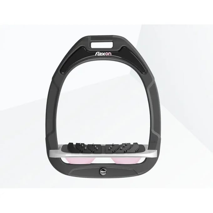 Ultra Grip Verstelbare Beugels Antraciet/Grijs/Roze Flex-On Green Composite