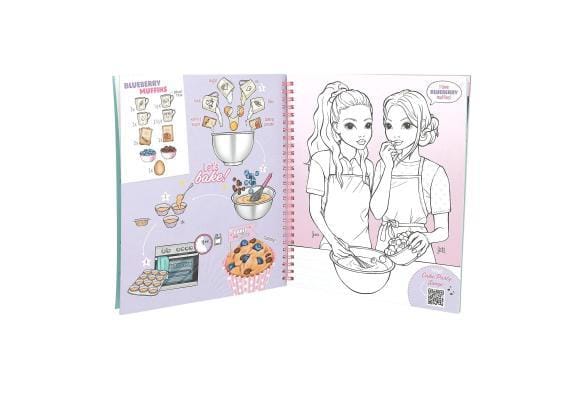 Top Model TOPModel Cake & Bake Colouring Book with Sequins Kleurboeken