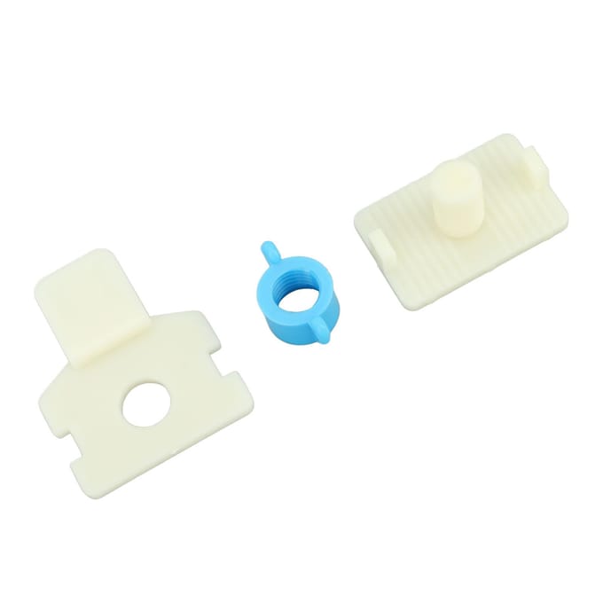 Lot de 20 Boucles pour Mangeoire de Cage à Lapin Boucle de Porte de Cage Fixe PP pour Accessoires de Cage à Lapin blue