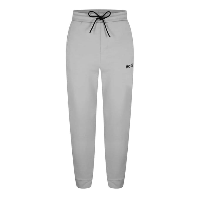 Boss Heren Hadiko Joggingbroek Katoenmix (Lichtgrijs)